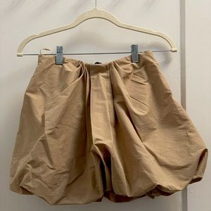 Zara short beige small skirt